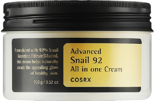Cosrx Advanced Snail 92 All in One Cream קוסרקס קרם חלזונות 92 הכל באחד