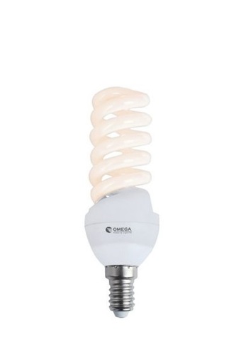 נורה ספירל 15W צהוב E14