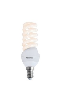 נורה ספירל 15W צהוב E14
