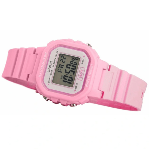 שעון יד דיגיטלי לנשים צבע ורוד Casio LA-20WH-4A1DF