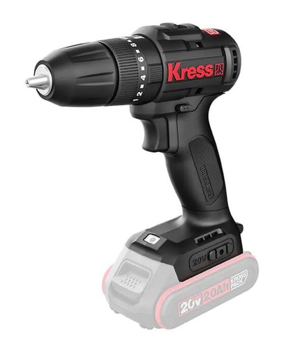 סט משתלם במיוחד! מברגת אימפקט + מברגה/מקדחה 20V נטענת + שתי סוללות 4Ah + מטען מבית KRESS