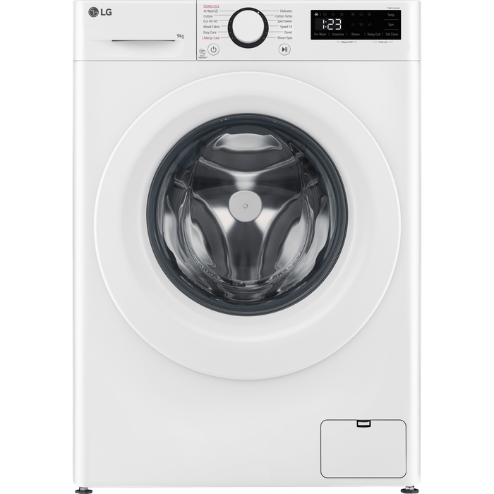 מכונת כביסה פתח חזית 9 ק”ג LG דגם WFS9014WW