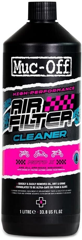 נוזל לניקוי מסנן אוויר מאק אוף 1 ליטר - MUC-OFF AIR FILTER CLEANER 1L