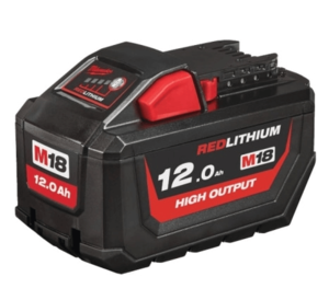 סוללת ליתיום Milwaukee M18 HB12 HIGH OUTPUT RED-LITHIUM 18V 12Ah