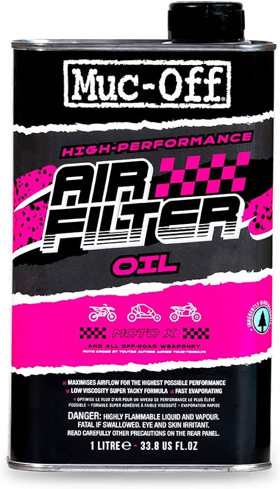 נוזל לשימון מסנן אוויר מאק אוף 1 ליטר - MUC-OFF AIR FILTER OIL 1L