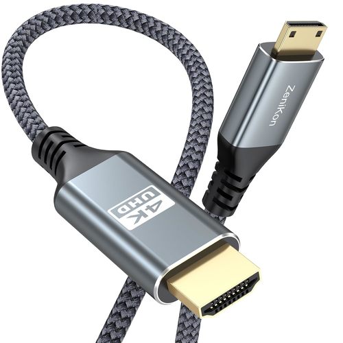 כבל mini hdmi ל hdmi 4K