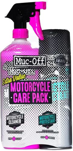 ערכת ניקוי, טיפוח והגנה לאופנוע מאק אוף - MUC-OFF MOTORCYCLE ESSENTIALS KIT
