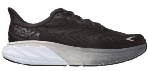 נעלי ספורט גברים HOKA ARAHI WIDE 2E 6 שחור/לבן רחב