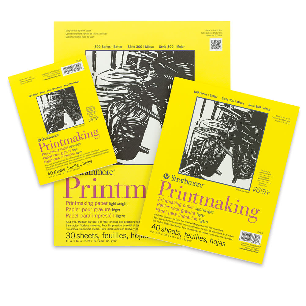 בלוק ניירות להדפס Printmaking paper ( מגוון גדלים לבחירה)