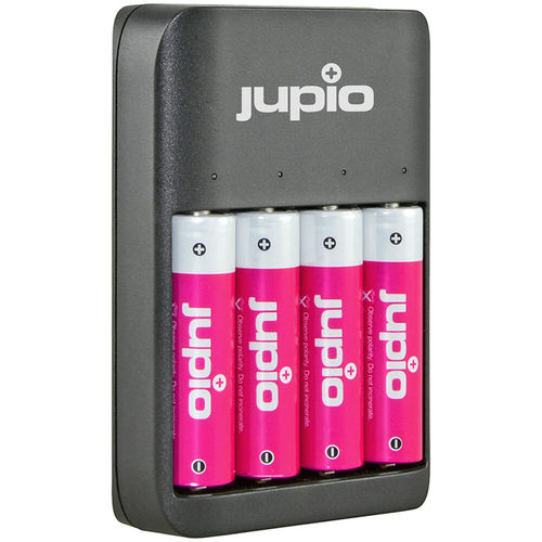 מטען USB ל4 סוללות AA/AAA מבית Jupio