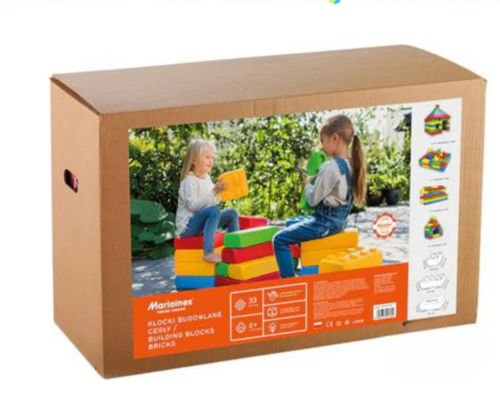 סט 40 קוביות בניה XXL