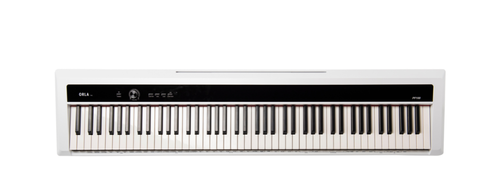 פסנתר חשמלי 88 קלידים שקולים PF-100 עם אלמנט ה- Bluetooth בצבע לבן מבית ORLA