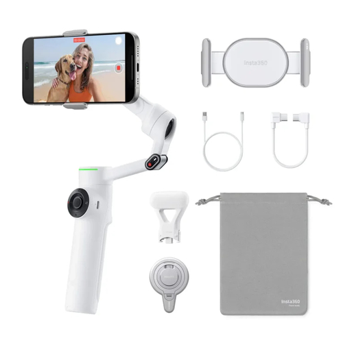 קיט מייצב לסמארטפונים Insta360 Flow 2 Pro Creator Kit (White)
