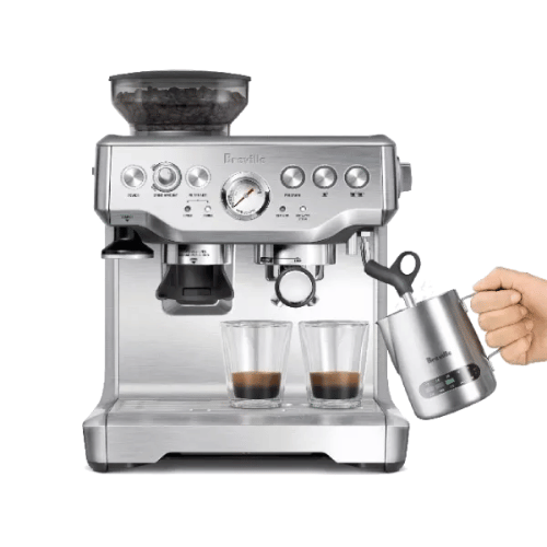 מכונת קפה ידנית ברוויל בריסטה אקספרס נירוסטה Breville Barista Express
