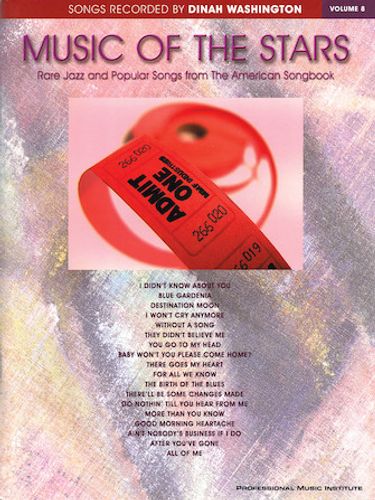 ספר תווים Dinah Washington - Music of the Stars Volume 8 (Piano/Vocal/Guitar)