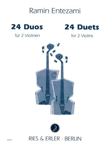 Harald Genzmer Melodic Duets for 2 Violins - Ramin Entezami