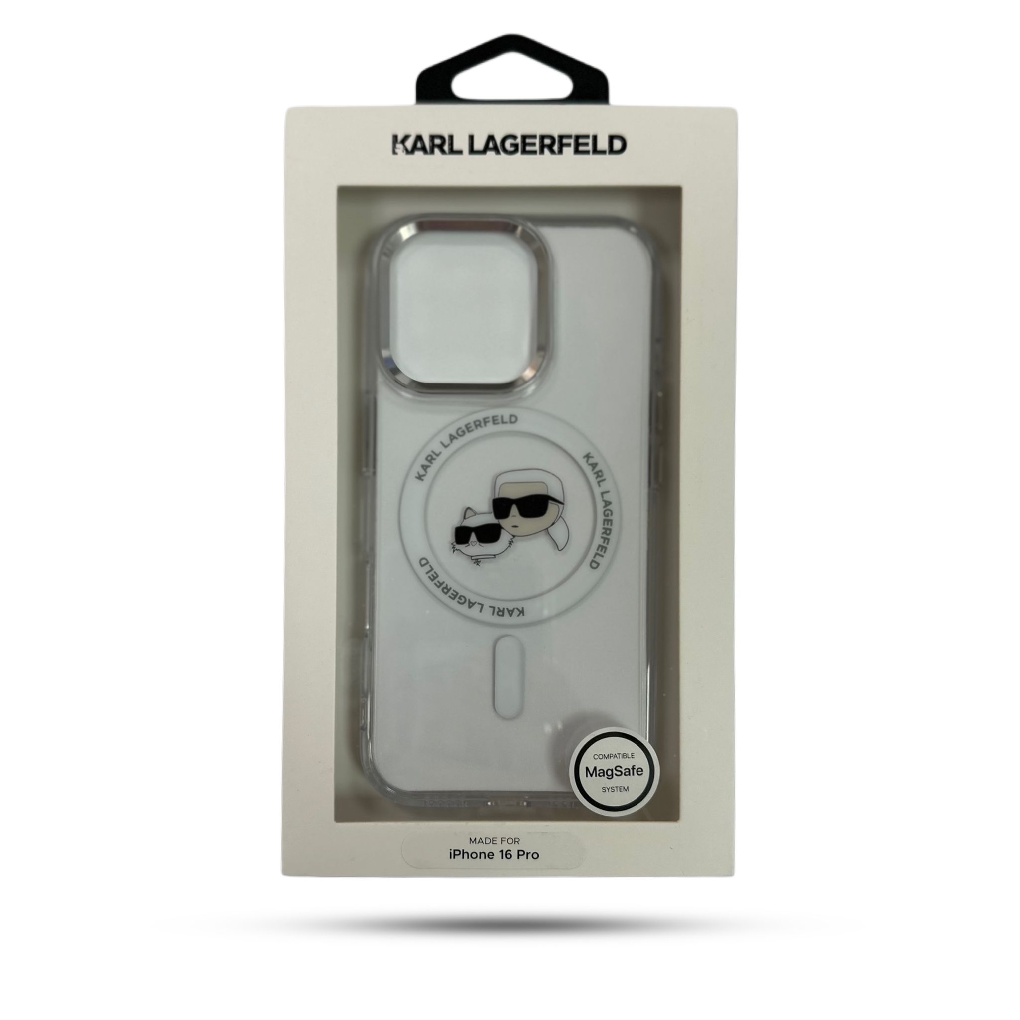 KARL Case Magsafe For iPhone 16 pro White 