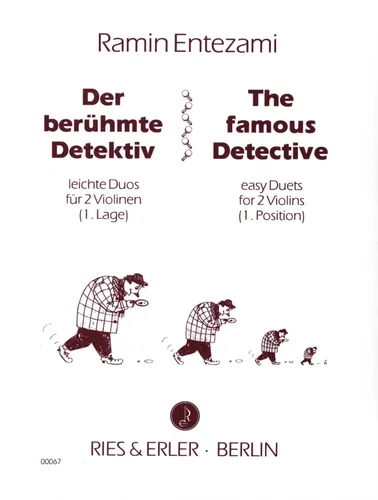 The Famous Detective - Easy Duets for 2 Violins - Ramin Entezami