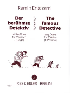 The Famous Detective - Easy Duets for 2 Violins - Ramin Entezami