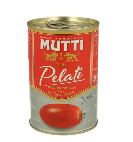עגבניות מקולפות MUTTI 400 גרם