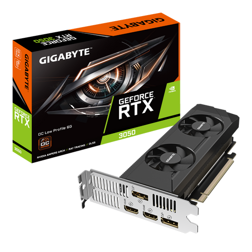 כרטיס מסך Gigabyte GeForce RTX 3050 6GB Low Profile