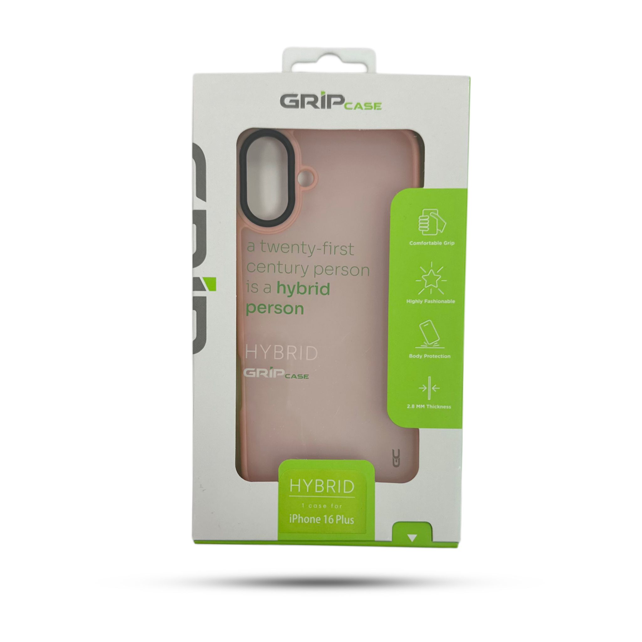 GRIP CASE HYBRID for iPhone 16 Plus 6.7 Pink