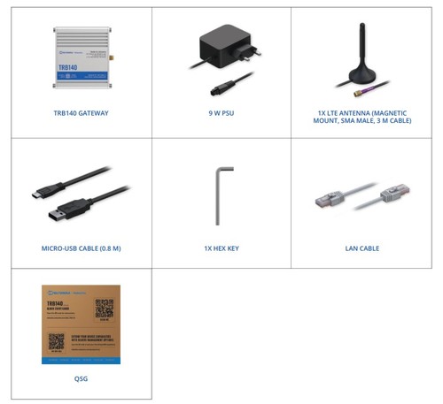 Teltonika Gateway  TRB140 Gateway 4G LTE 
