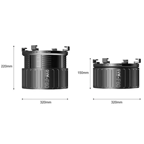 עדשת ספוט FRESNEL F60 לפנסי GVM 