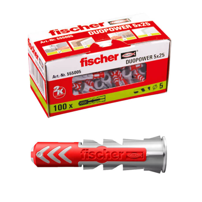 מיתד ניילון אוניברסלי DuoPower פישר Fischer
