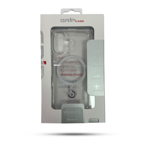 Grip Case Crystal MagSafe for iPhone 16 6.1 Clear