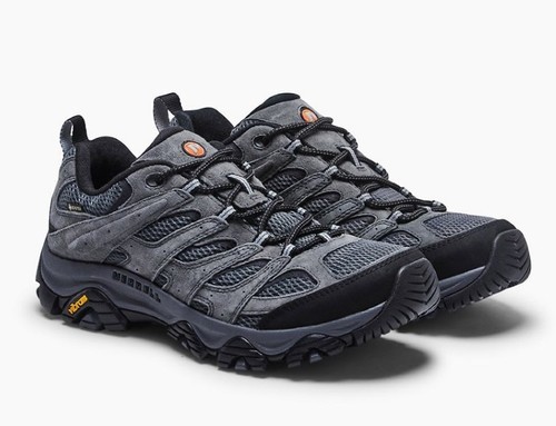נעל טיולים נמוכה לגברים Moab 3 GTX אפור גרניט מבית Merrell