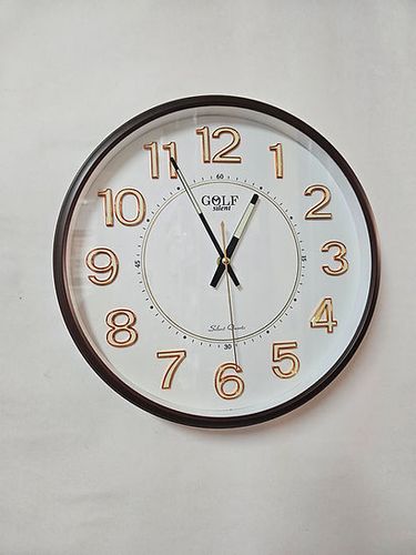שעון קיר חום GOLF 89250 גולף