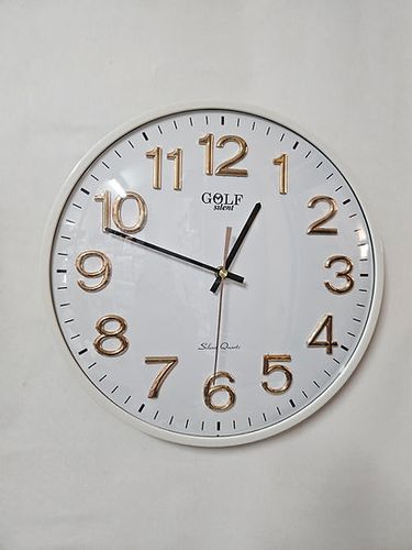 שעון קיר לבן GOLF 89153 גולף