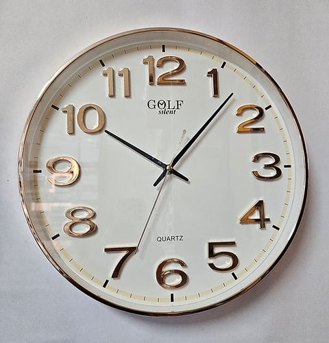 שעון קיר רוז גולד GOLF 63810 גולף