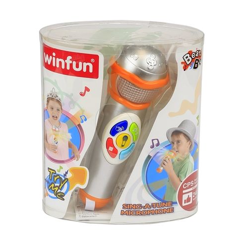 מיקרופון קריוקי אורות וצלילים