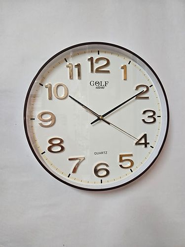 שעון קיר חום 1-GOLF 63810 גולף
