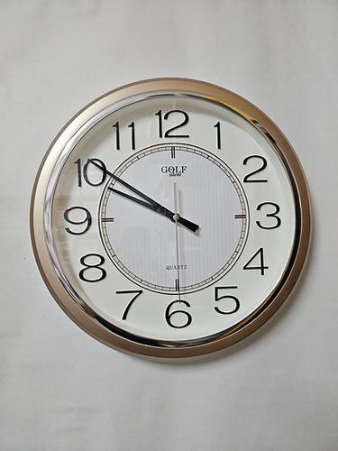 שעון קיר רוז גולד GOLF 2466 גולף