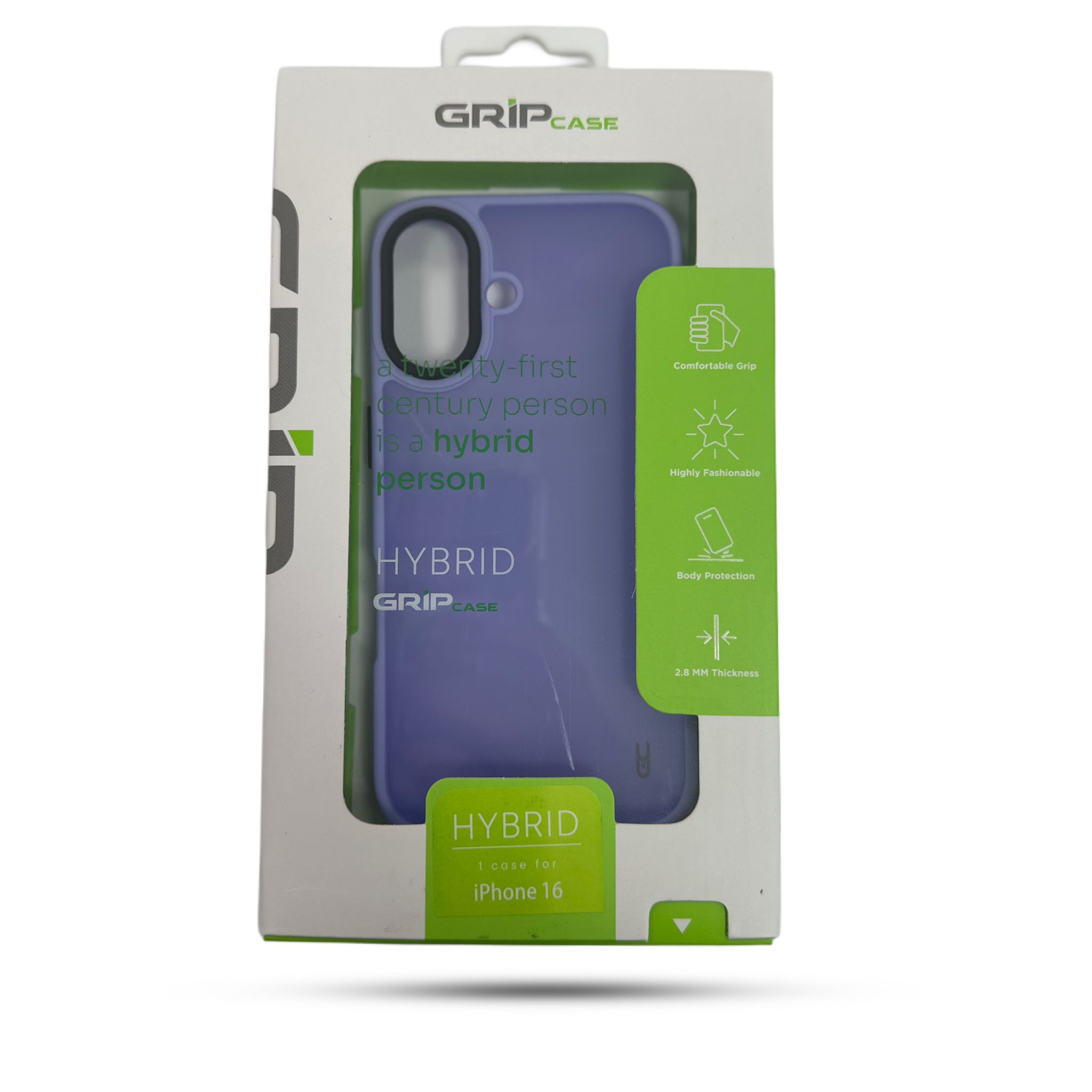 GRIP CASE HYBRID for iPhone 16 6.1 Purple