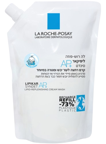 ליפיקאר AP+ | סינדט | קרם רחצה לעור יבש ומגורה במיוחד | מכיל 400 מ"ל | 