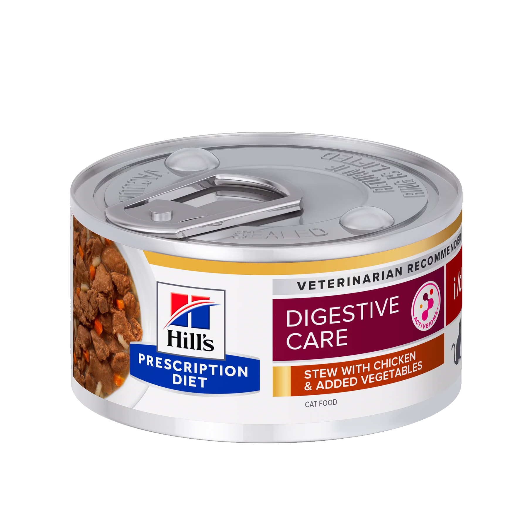 שימורי הילס מזון רפואי ID Stew דייג’סטיב קייר לחתול 82 גרם