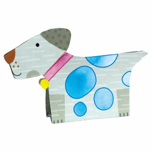 ערכת צביעה בצבעי מים וקיפול נייר 14 גליונות, 28 צבעים ומכחול - חיות