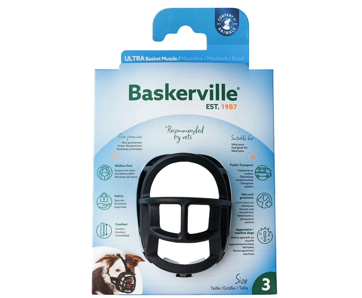מחסום פה לכלב בסקרוויל מידה 2 Baskerville ULTRA Muzzle