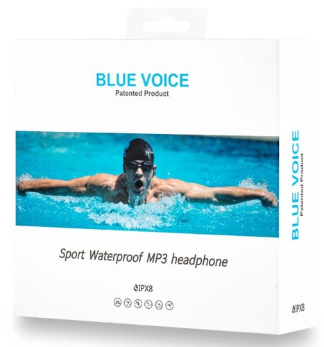 גן שחיה אלחוטי Blue Voice Swim MP3 Player