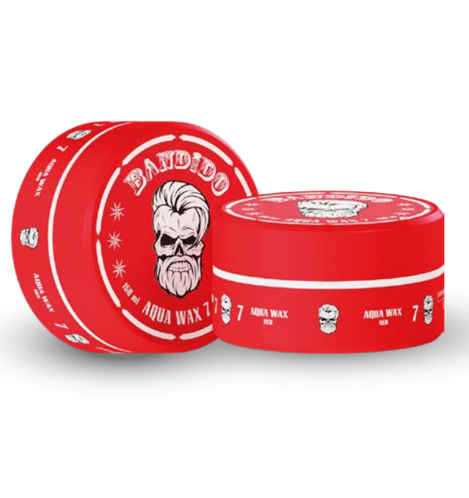 ווקס לשיער Aqua Wax No.7 Red אחיזה חזקה וברק BANDIDO – ‏150 מ״ל