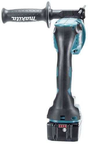 פטישון MAKITA DHR182 בצבע טורקיז עם סוללת LXT 18V, תפסנית SDS-PLUS וידית אחיזה צדדית מתכווננת