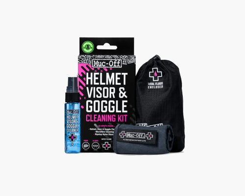 ערכה לניקוי הקסדה והמשקף מאק אוף - MUC-OFF VISOR, LENSES AND GOGGLE CLEANING KIT