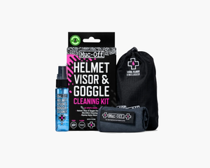 ערכה לניקוי הקסדה והמשקף מאק אוף - MUC-OFF VISOR, LENSES AND GOGGLE CLEANING KIT