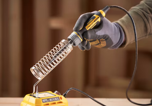 מלחם בדיל נטען 20V 040B-X2 STANLEY [2 סוללות 2 אמפר + מטען ]