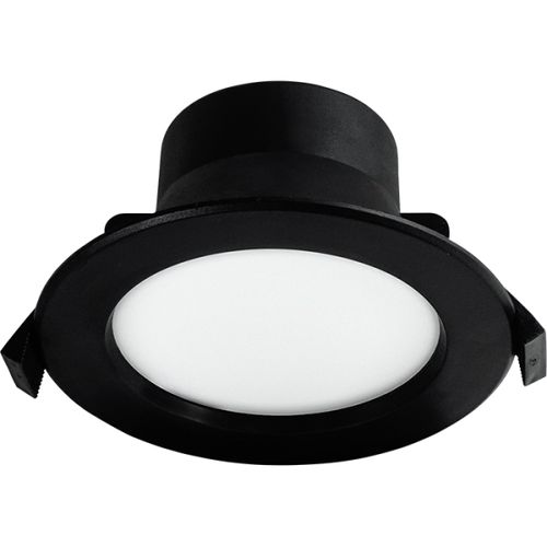 שקוע לד עגול שחור 10W IP44 3000/4000/6000K ניתן לעמעום יורולוקס 

