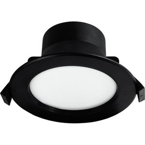 שקוע לד עגול שחור 10W IP44 3000/4000/6000K ניתן לעמעום יורולוקס